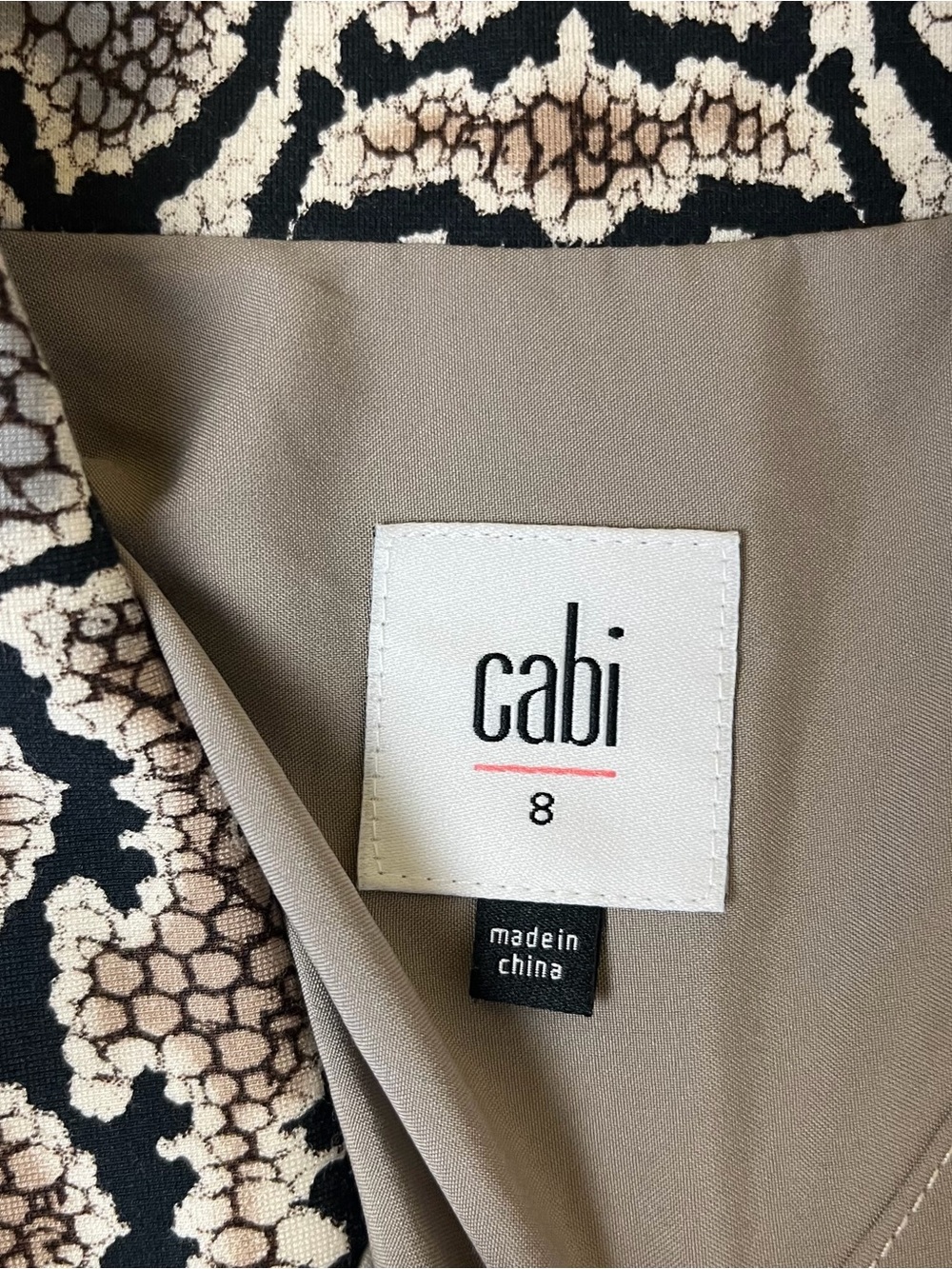 Cabi Python Print Ponte Blazer - Picture 7 of 8